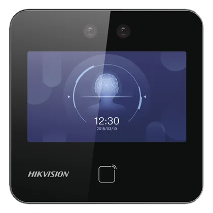 Checador facial Hikvision DS-K1T343MWX con pantalla táctil